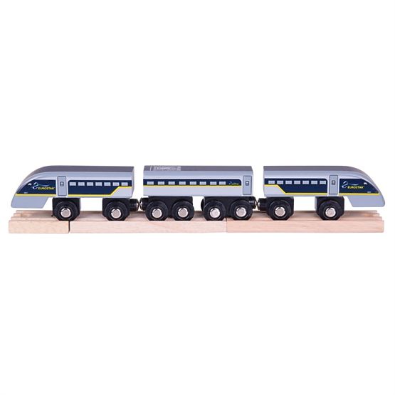 Bigjigs Rail Express Eurostar E320 + 3 tory