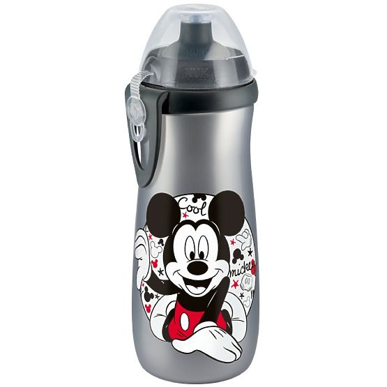 Dziecięca butelka NUK Sports Cup Disney Cool Mickey 450 ml siwy