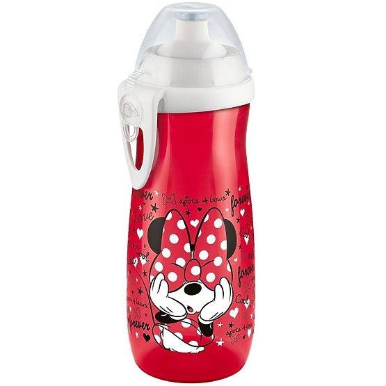 Dziecięca butelka NUK Sports Cup Disney Mickey 450 ml czerwona