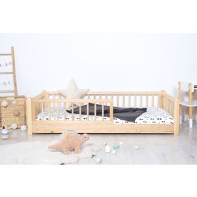 Niskie łóżko dziecięce Montessori Ourbaby - naturalne, Ourbaby®