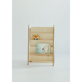 Dziecięca biblioteczka SLIM S - biała, baby wood