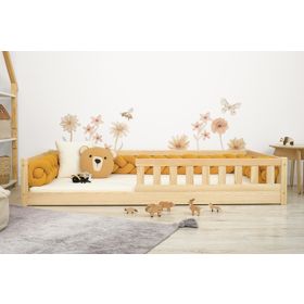 Dziecięce niskie łóżko Montessori Meadow - naturalne, Ourbaby®