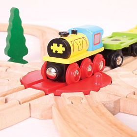 Kołowrót Bigjigs Rail z 8 wyjściami, Bigjigs Rail