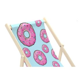 Krzesło plażowe Pink Donuts, Chill Outdoor
