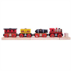 Pociąg Bigjigs Rail Pirate + 3 tory, Bigjigs Rail