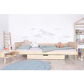 Rosnące łóżko Nell 2w1 - lakierowane, Ourbaby®