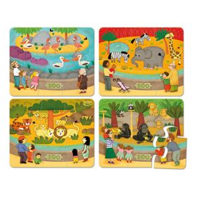 Drewniane puzzle Vilac Zoo