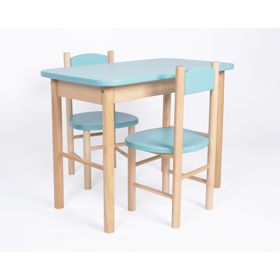 Zestaw stolika i krzesełek OURBABY baby blue, Ourbaby®